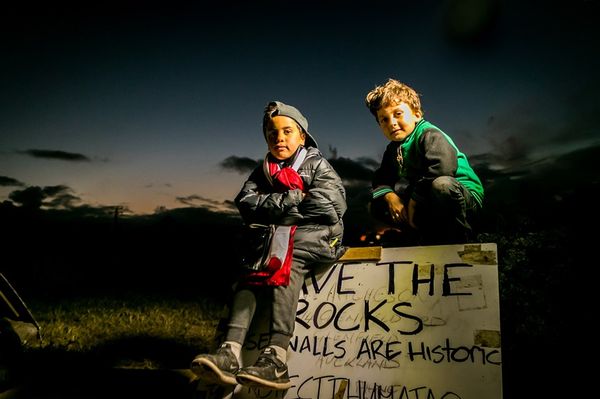 © Serena Stevenson - Our tamariki (children) during sunset.