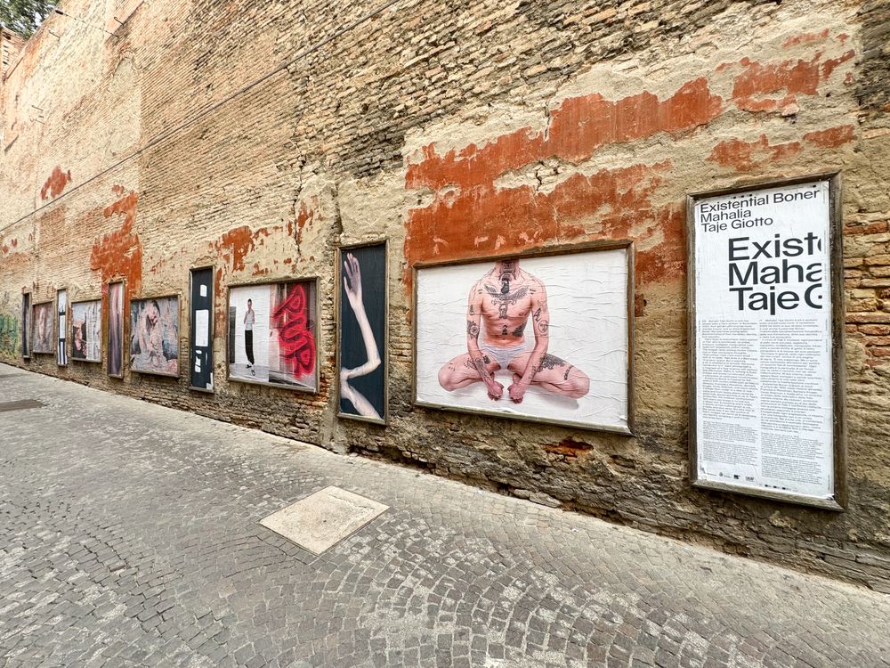 Mahalia Taje Giotto's exhibition on public billboards in collaboration with CHEAP, PhMuseum Days 2024