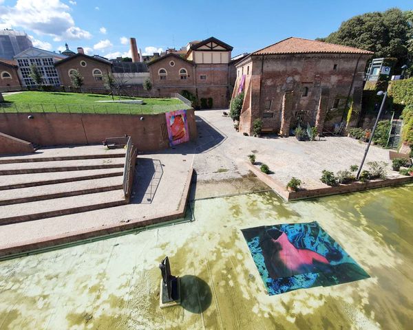 A view of Neuromantic external exhibition at Cassero LGBTI+ Club for PhMuseum Days 2022 © Ana Vallejo / PhMuseum