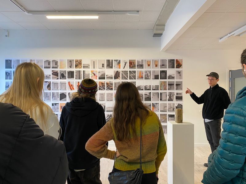 Artist in residence Johann Husser presents his research in Landskrona © Landskrona Foto