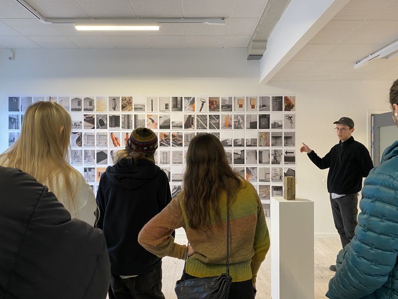 Artist in residence Johann Husser presents his research in Landskrona © Landskrona Foto