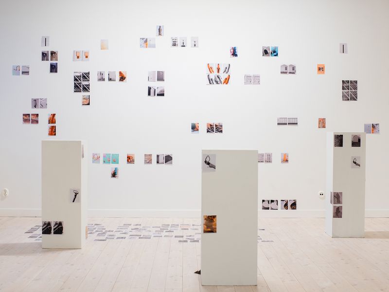 Detailed view of the installation produced by Johann Husser during his stay in Landskrona © Landskrona Foto