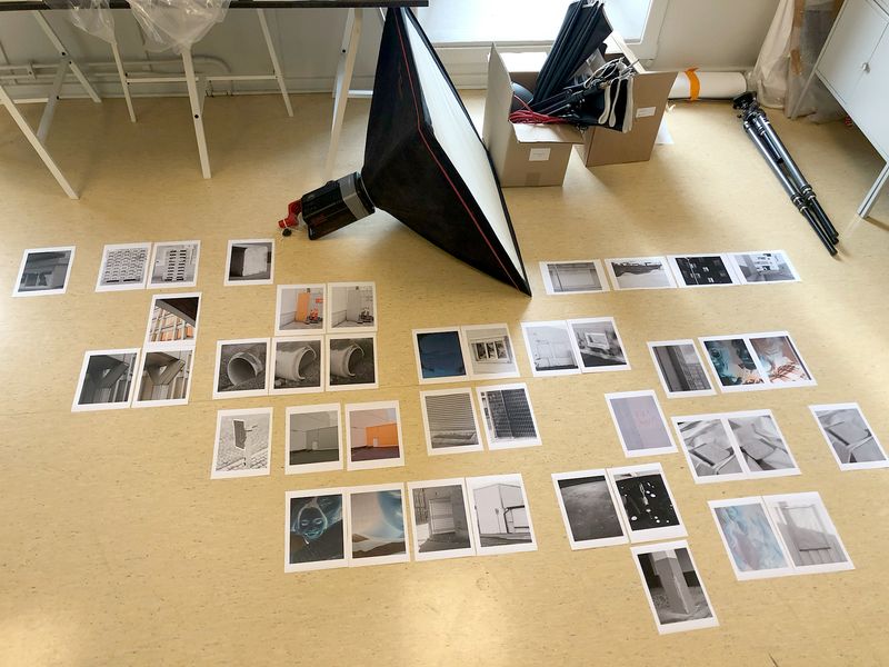 Detailed view of the installation produced by Johann Husser during the stay in Landskrona © Landskrona Foto