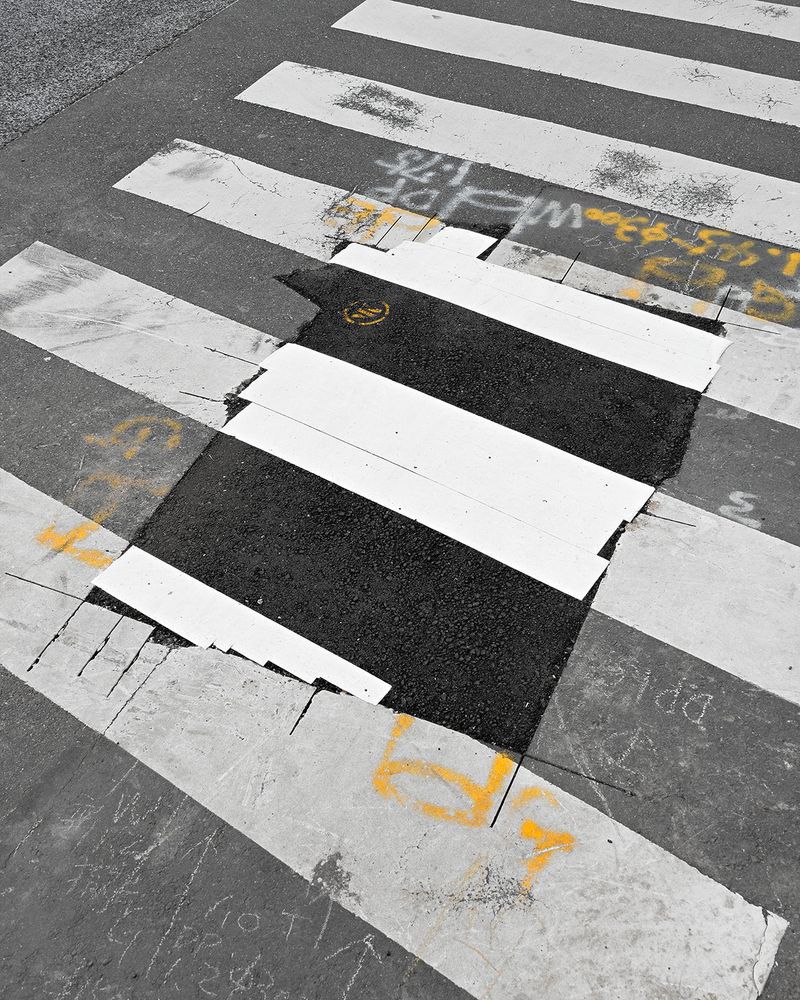 Measuring Marks on the Surface of Urban Space