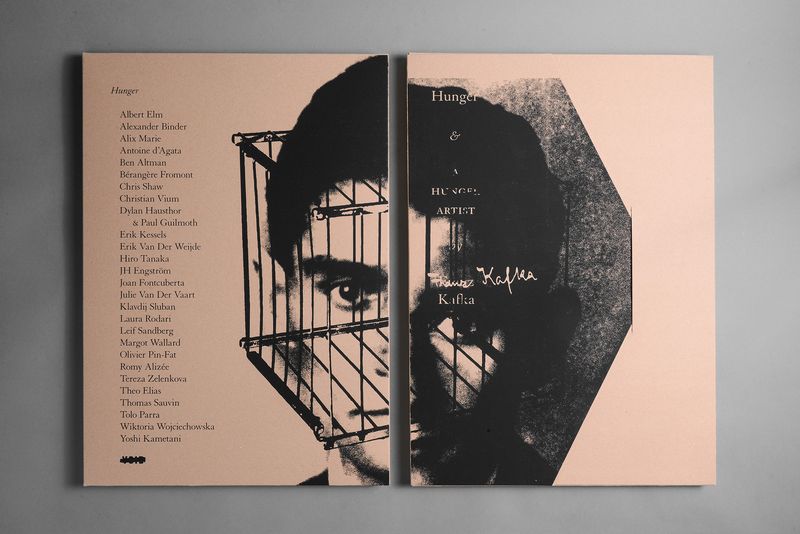© Void. Front and back covers of the photobook Hunger & A Hunger Artist