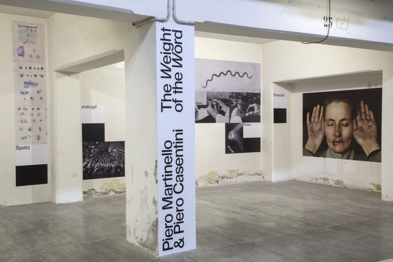 Installation shot from The Weight of the Word during PhMuseum Days 2022 © Martinello and Casentini / PhMuseum