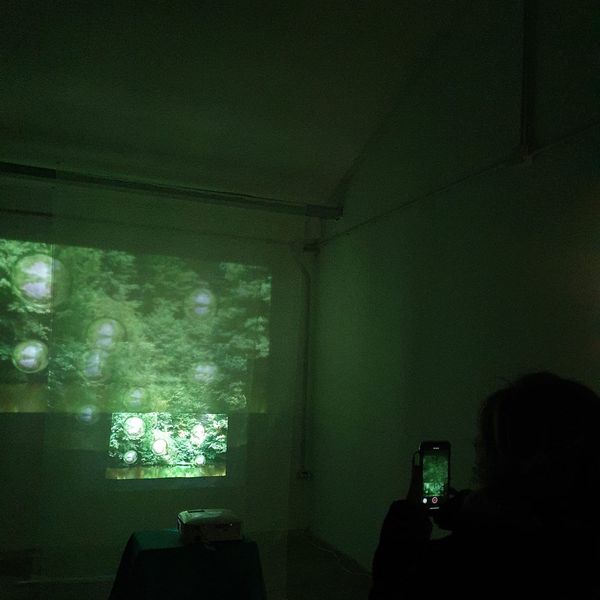 View of the video installation at PhMuseum Lab © PhMuseum
