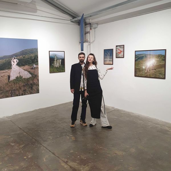 Roman and Tania during the opening night at PhMuseum Lab © PhMuseum