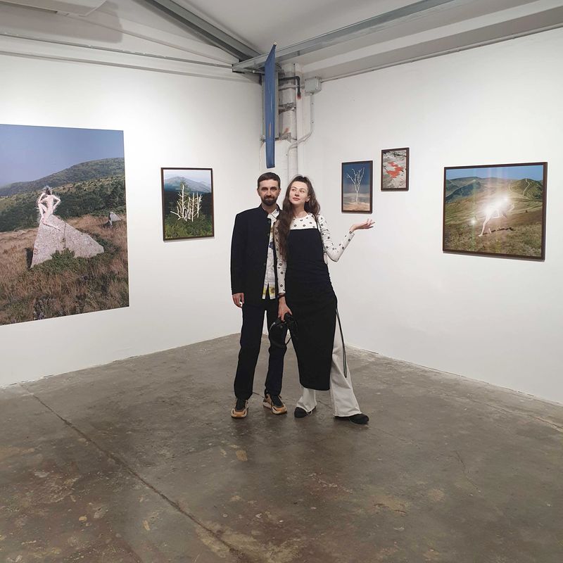 Roman and Tania during the opening night at PhMuseum Lab © PhMuseum