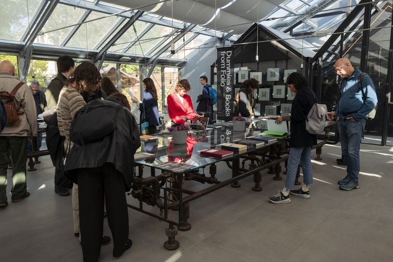 FOLIO 2024/25 photobook dummies exhibited at Photobook Mania 2025 in Bologna, Italy