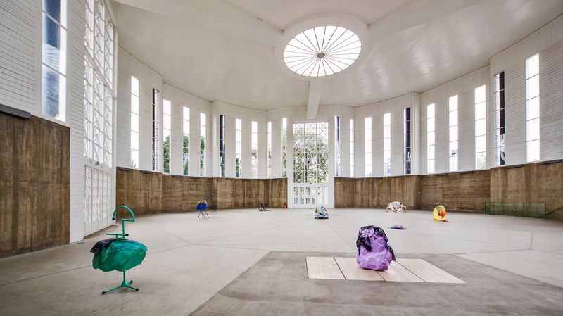 © Borko Vukosav. Anouk Kruithof Ego Eco Crescendo Installation at French Pavilion, Zagreb