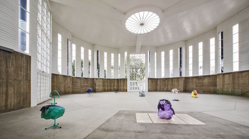 © Borko Vukosav. Anouk Kruithof Ego Eco Crescendo Installation at French Pavilion, Zagreb