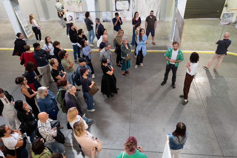 Guided tour of Beatriz de Souza Lima's exhibition Trajectories