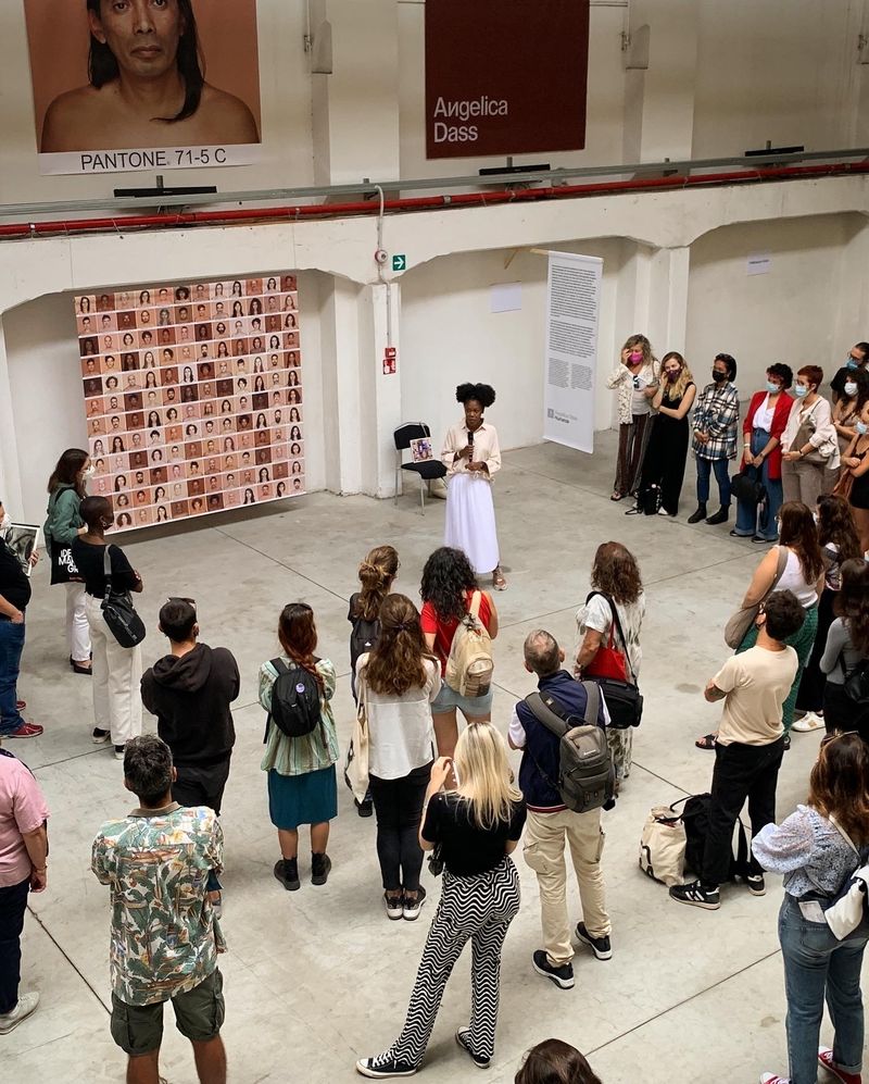 Photographer Angelica Dass presents her show and latest publication The Colors We Share (Aperture) © PhMuseum