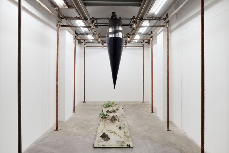 Installation view of Stefano Canto Sotto show - Courtesy of Matèria