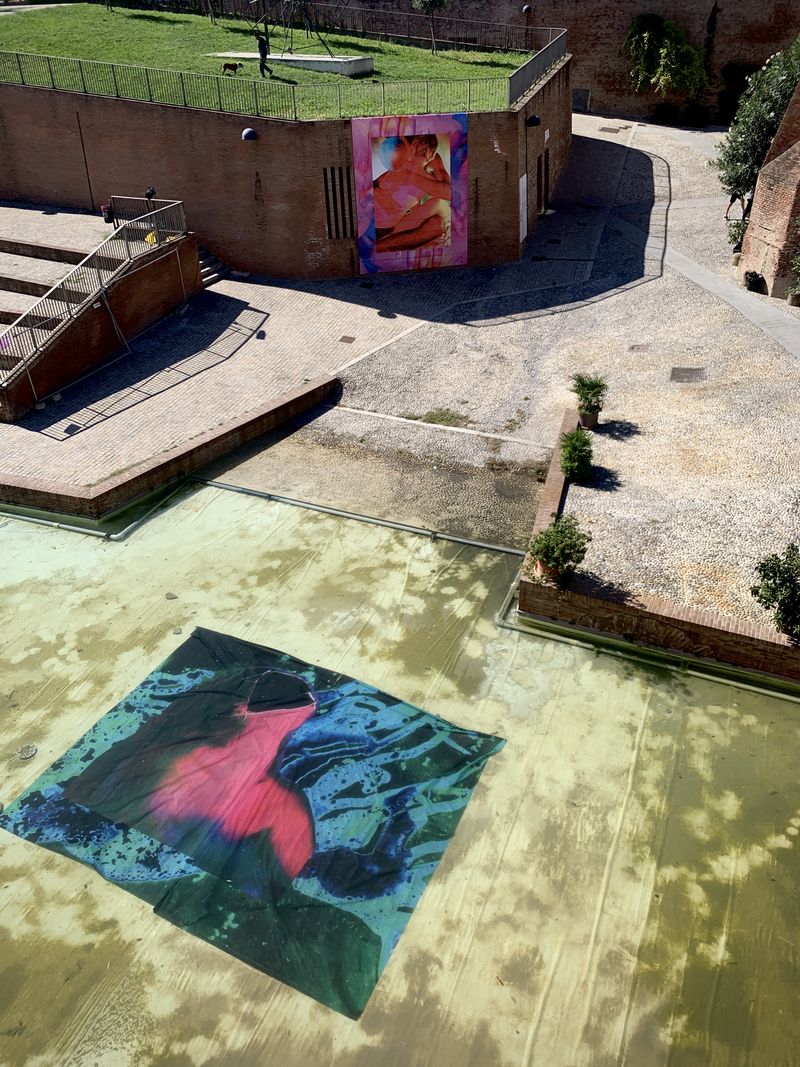 A view of Ana Vallejo's Neuromantic installation at Cassero LGBTI+ Center © PhMuseum