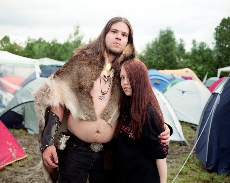 © Jörg Brüggemann - Metal fans at the Summer Night Open Air in Mining, Austria, July 2009