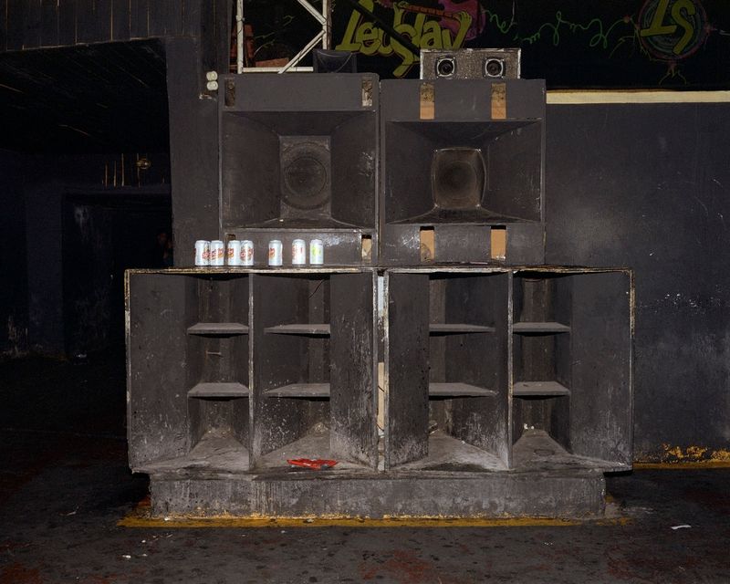 © Jörg Brüggemann - Speakers at the metal discoteque "Led Slay", Sao Paulo, Brazil, November 2010