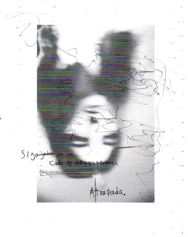 © Cristina - Translation: "I'm still fucked in a cycle of hopelessness"