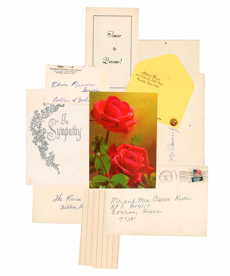 © Irene Antonia Diane Reece - With sympathy, inkjet print, Conroe and Willis, Texas