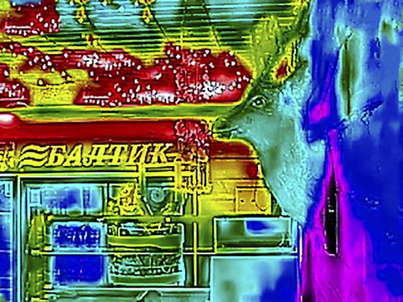 © ROGER GRASAS - Interior of a restaurant in Irkutsk