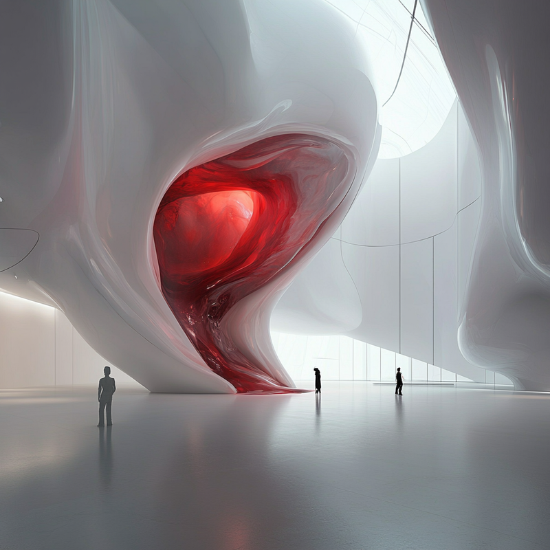 © Alina Gross - Image from the Birth of mother AI photography project