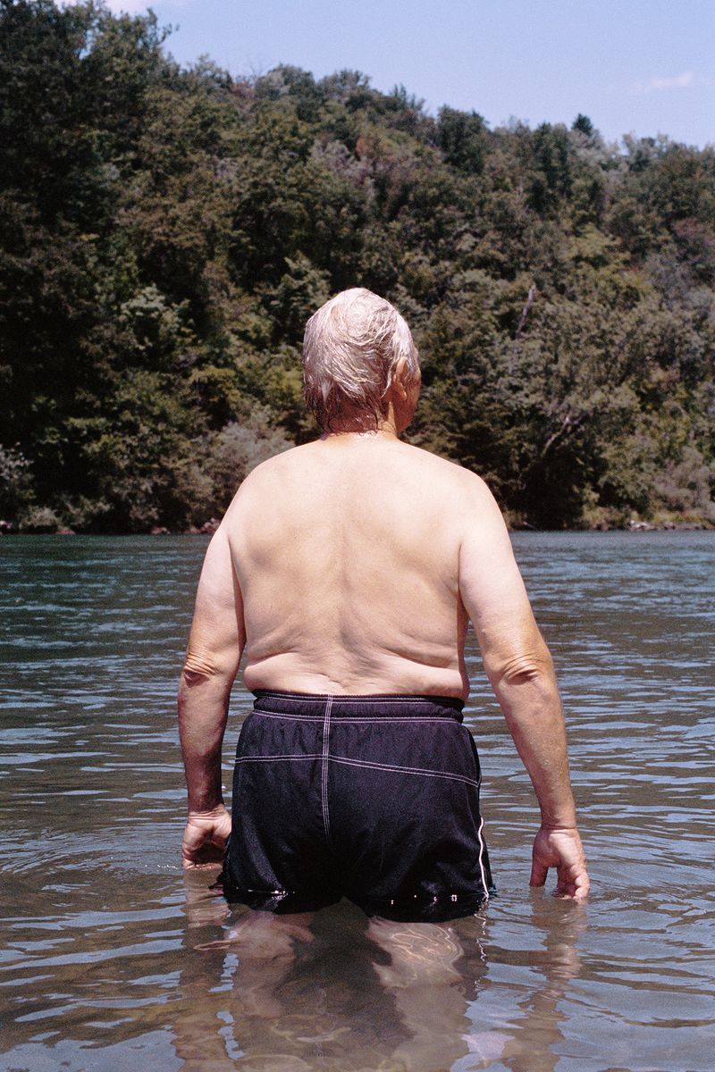© Alicja Khatchikian - My father looking upstream, 2021