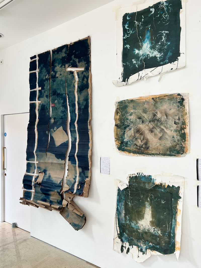 © Harry Oliver - Large format prints from the project exhibited in a gallery residency last year.