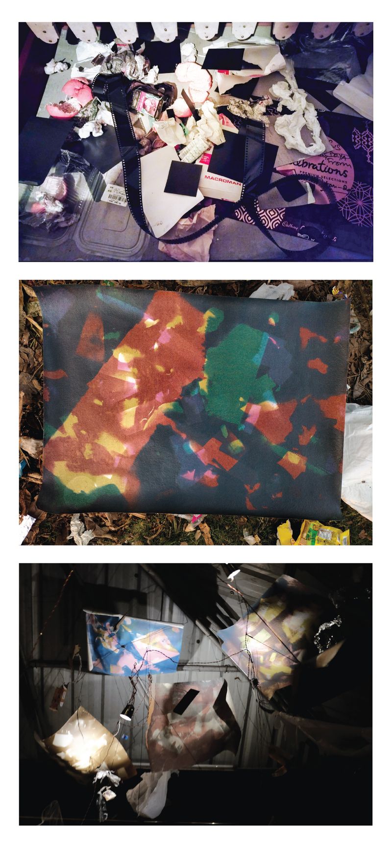 © Harry Oliver - Process, print, presentation - progress and development in the Phenomenagram experiments.