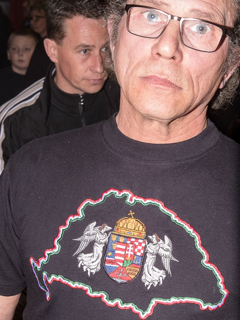 © Michal Adamski - Isaszeg. A fan of Karpatia, a national rock band, during a concert.
