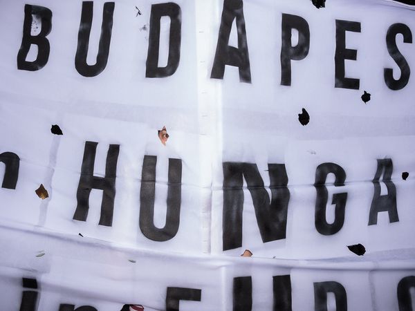 © Michal Adamski - Budapest. A demonstration in defence of the Central European University.