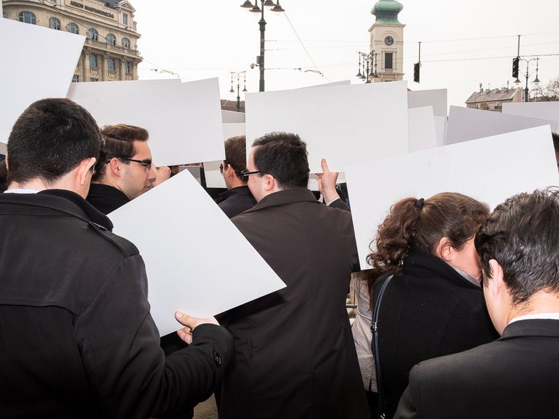 © Michal Adamski - Budapest. Viktor Orban’s supporters on the day of the National Holiday (15 March).
