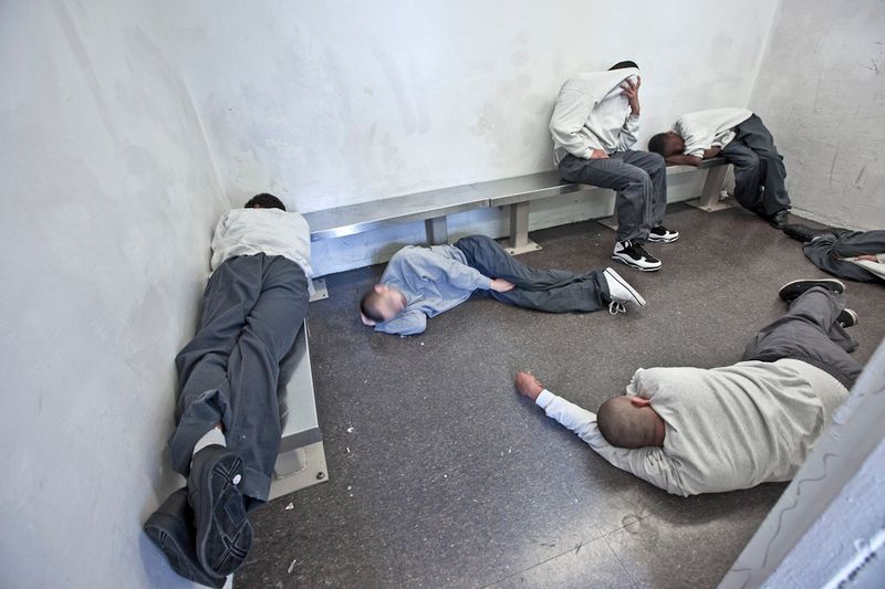 © Richard Ross - Intake at Los Padrinos Juvenile Hall, Downey, California.