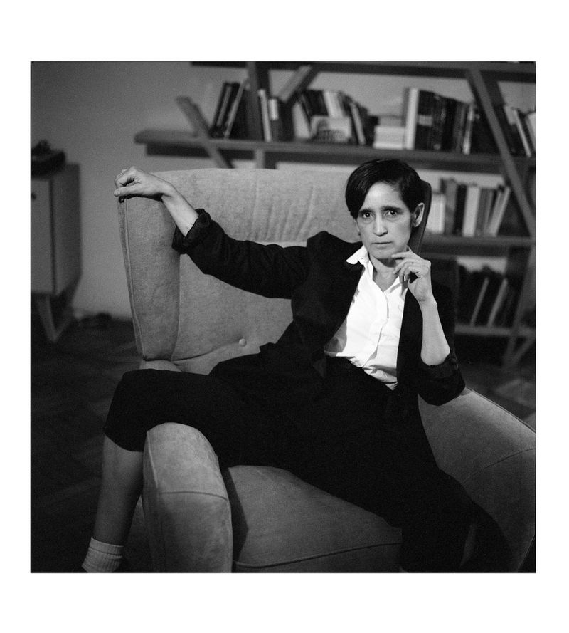 © yvonne venegas - Self portrait in Norman Mailer, 2018