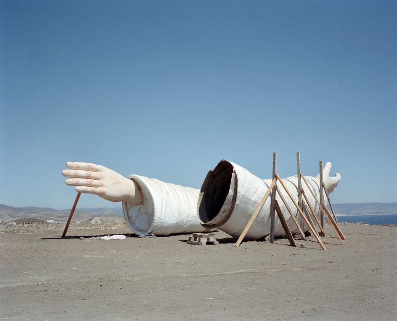 © yvonne venegas - Christ Hands, 2003 Digitized 6x7 Negative