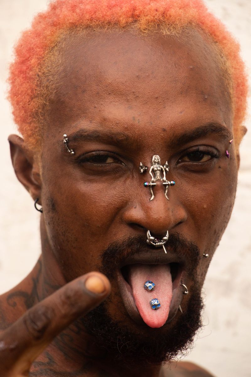 © Nwando Ebeledike - Pierced man in Accra, Ghana