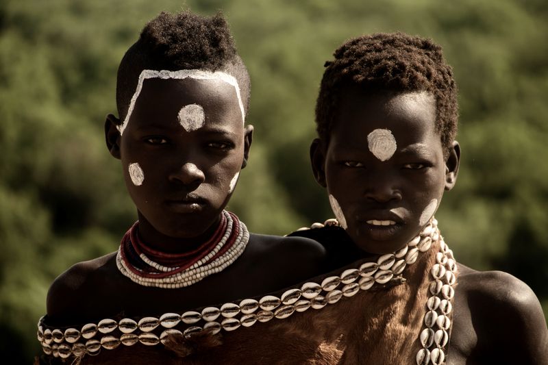 © Nwando Ebeledike - This photo was taken in Omo Valley, Ethiopia and is a photo of two brothers