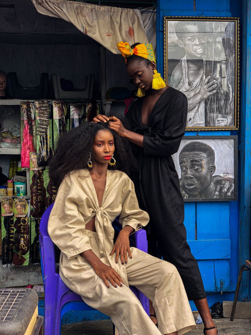 © Nwando Ebeledike - This photo was taken in Accra, Ghana and is a photo of two friends