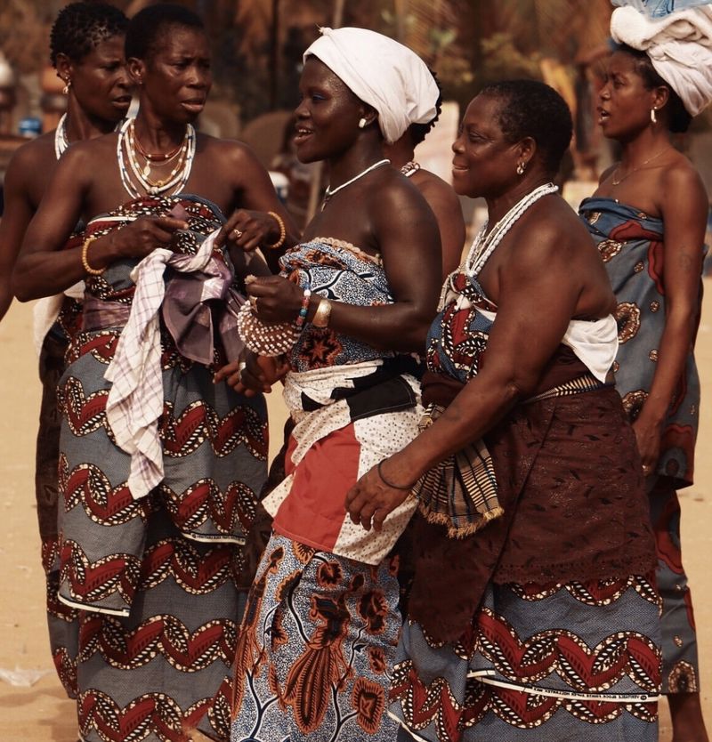 © Nwando Ebeledike - This photo was taken in Ouidah, Benin Republic and is a photo of a sisterhood