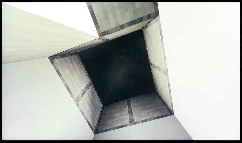 © Austin Irving - His Minecraft, No. 9, 2023 - 4×5 Color Negative – Archival Lightjet Print on Dibond - 50×84 in