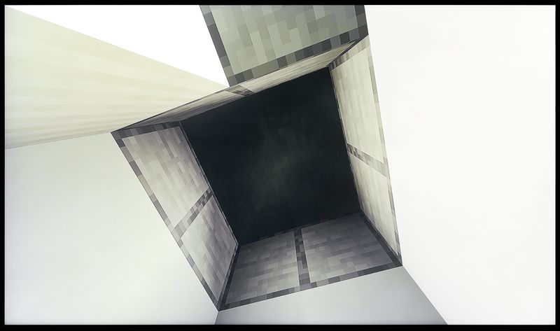 © Austin Irving - His Minecraft, No. 9, 2023 - 4×5 Color Negative – Archival Lightjet Print on Dibond - 50×84 in