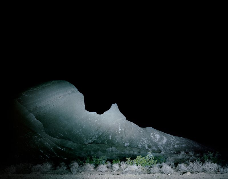 © Austin Irving - Rainbow Basin Natural Area No. 1 - 4×5 Color Negative – Archival Lightjet Print on Dibond