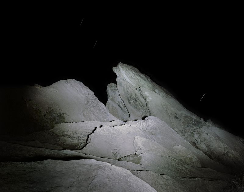 © Austin Irving - Vasquez Rocks Natural Area No. 1 - 4×5 Color Negative – Archival Lightjet Print on Dibond