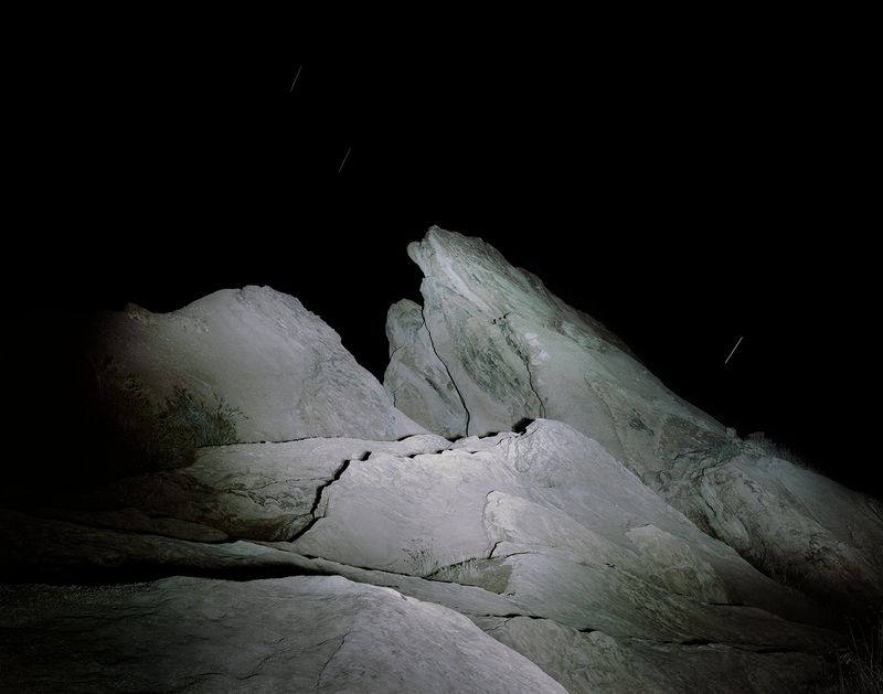 © Austin Irving - Vasquez Rocks Natural Area No. 1 - 4×5 Color Negative – Archival Lightjet Print on Dibond