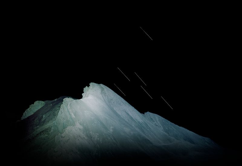 © Austin Irving - Rainbow Basin Natural Area No. 2 - 4×5 Color Negative – Archival Lightjet Print on Dibond