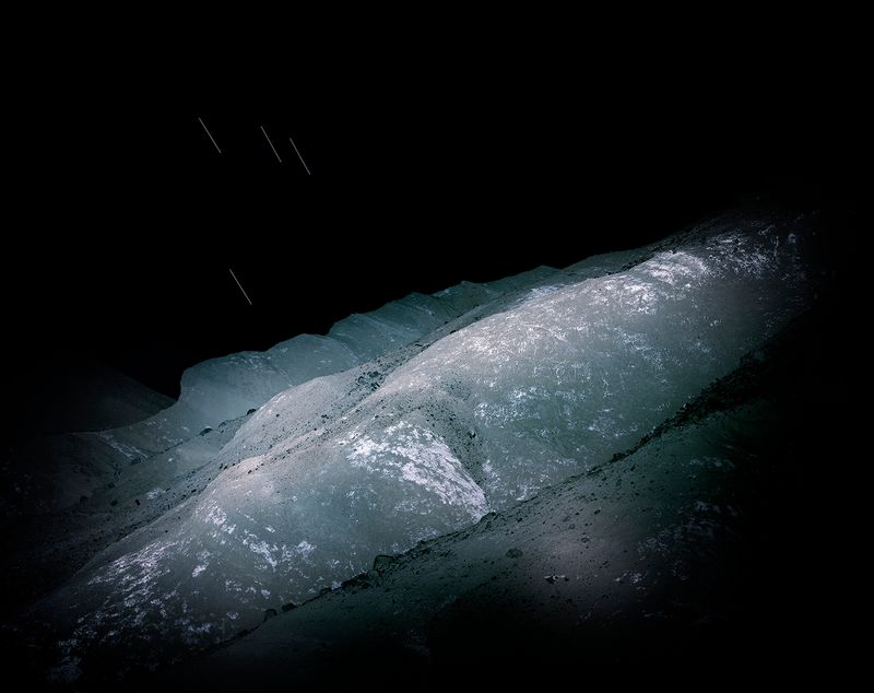 © Austin Irving - Rainbow Basin Natural Area No. 4 - 4×5 Color Negative – Archival Lightjet Print on Dibond