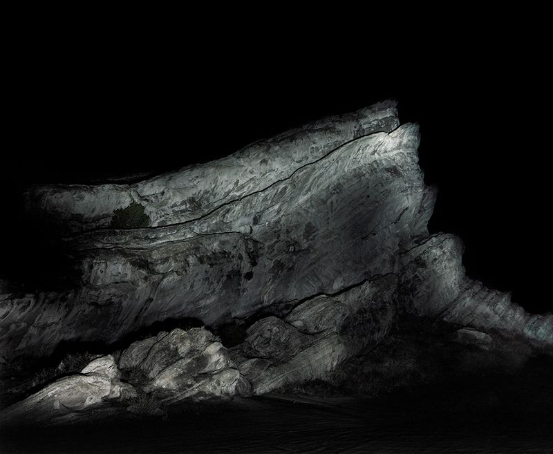 © Austin Irving - Vasquez Rocks Natural Area No. 2 - 4×5 Color Negative – Archival Lightjet Print on Dibond