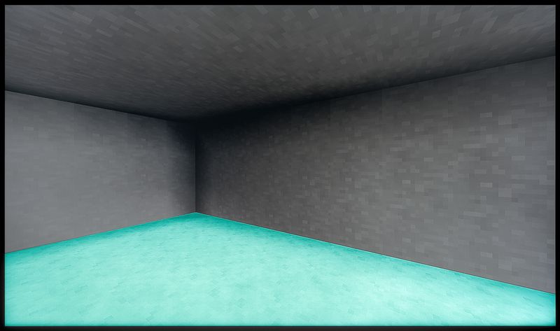 © Austin Irving - His Minecraft, No. 5, 2023 - 4×5 Color Negative – Archival Lightjet Print on Dibond - 50×84 in