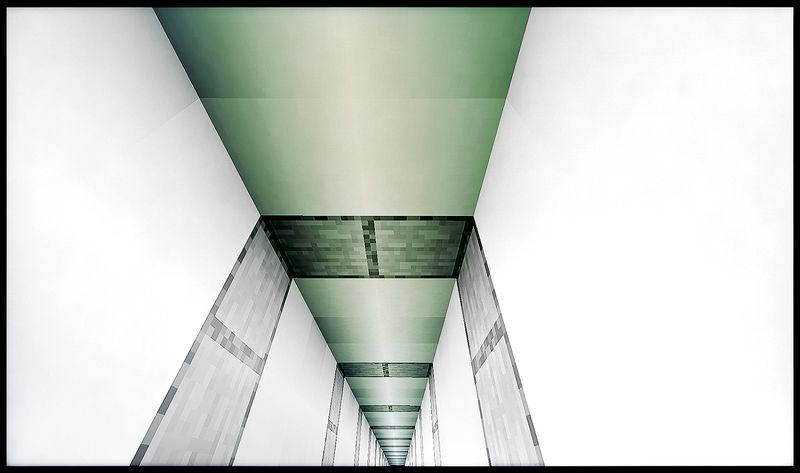 © Austin Irving - His Minecraft, No. 13, 2023 - 4×5 Color Negative – Archival Lightjet Print on Dibond - 50×84 in