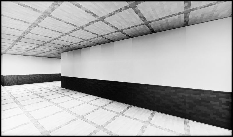 © Austin Irving - His Minecraft, No. 8, 2022 - 4×5 Color Negative – Archival Lightjet Print on Dibond - 50×84 in